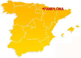 pamplona spain map